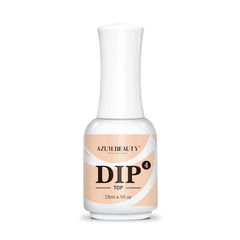 AZUREBEAUTY Dip Powder Top Coat - 15 ml for French Nail Art | Perfect for DIY Manicure & Salon Use