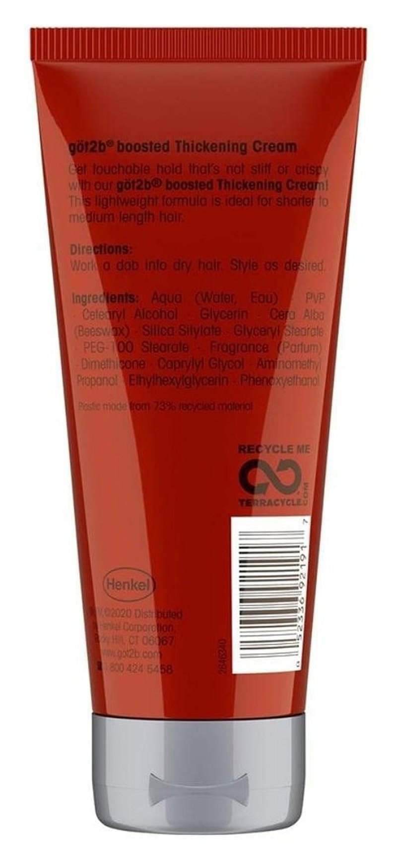 Got 2B Boosted Hair Thickening Cream - Fuller Styles with Medium Shine & Hold | 6 Ounce - 2 Pack
