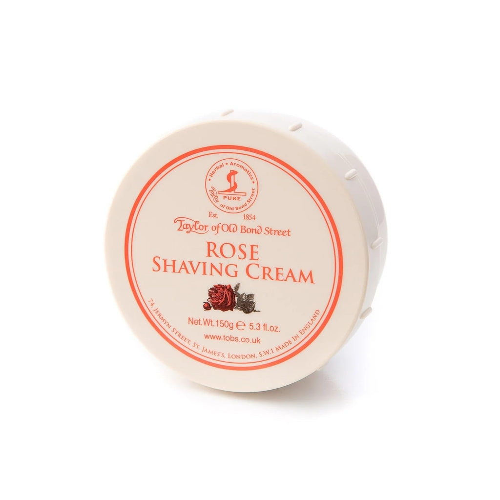 Taylor of Old Bond Street Rose Shaving Cream Jar, 5.3-Ounce (01004)