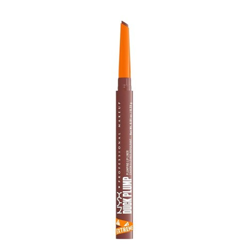 NYX Professional Makeup Duck Plump Lip Liner - Matte Pencil for 10HR Wear in Nude Flip