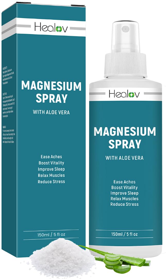 Magnesium Spray – Topical Magnesium Oil Extra Strength – Pure Soothing Relief & Relaxation for Better Sleep, Muscle Health, Leg & Joint Care – Natural Magnesium Body Spray for Feet, Non-Greasy