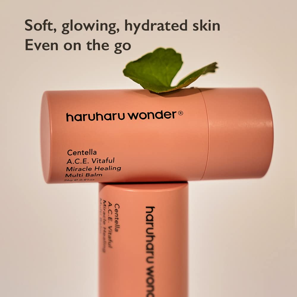 Haruharu Wonder Centella A.C.E. Vitaful Miracle Healing Multi Balm/Vegan, Cruelty-Free, EWG-Green
