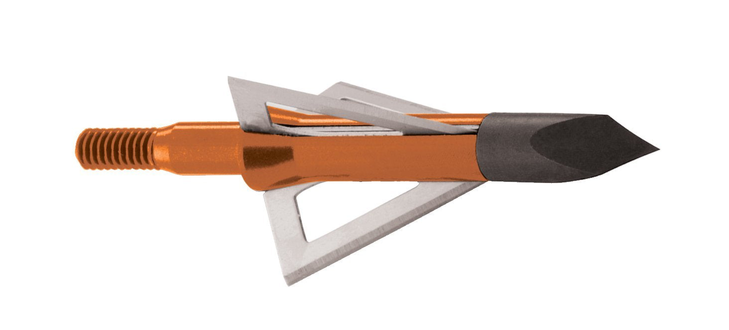 Muzzy 235-X Bowhunting 125 Grain 3 Blade Cossbow Broadhead 1 3/16" Cuting Diameter, 6 Pack