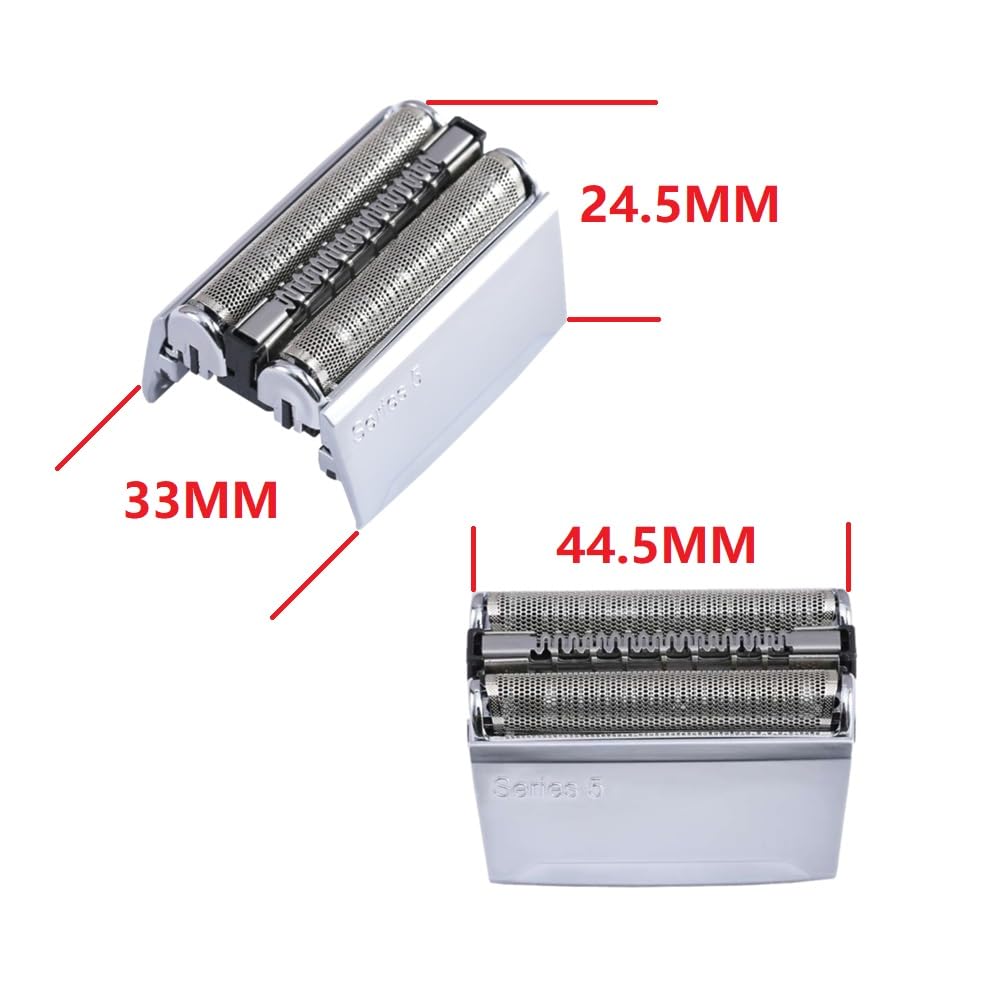 Series 5 Replacement Head 52S Compatible with Electric Shaver, S5 Wet and Dry Replacement Head Compatible with Series 5 Foil and Cutter, 52S Replacement Head Fit 5190cc 5090 5020 (1 Count)