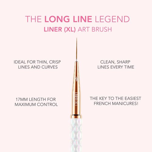 Kiara Sky Nail Art Brush | XL Liner | 17mm Nail Art Liner