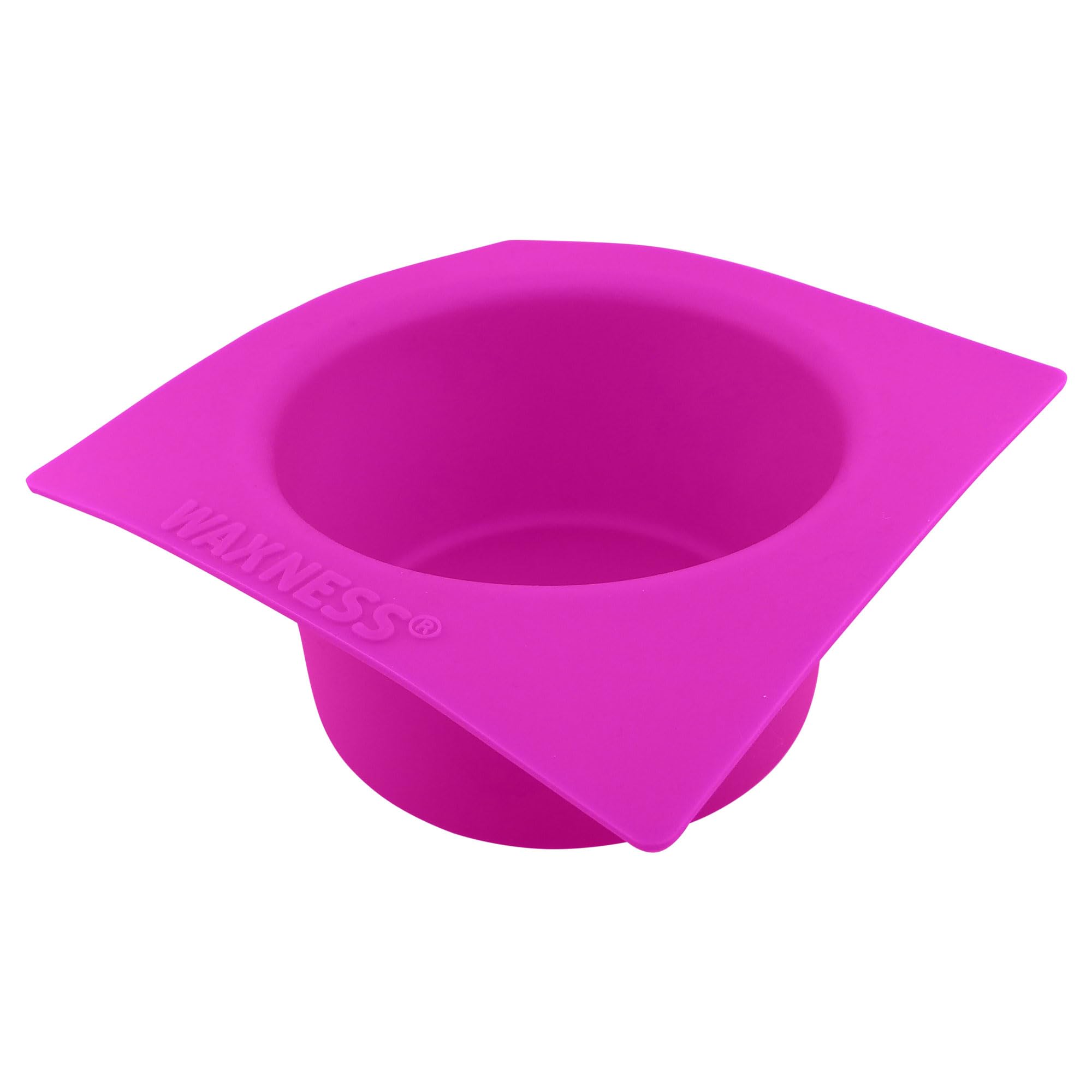 Waxness Non-Stick Silicone Bowl Inserts for Wax Warmers – Pink, Fits 1 lb Warmers (WN-5001 & WN-5002), Pack of 2, Easy Clean Flexible Wax Pot Liners for Professional Use