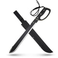 Snake Eye Tactical Full-Tang Machete – Heavy Duty Fixed Blade Survival Tool with Reinforced Nylon Sheath for Camping, Hunting, and Bushcraft