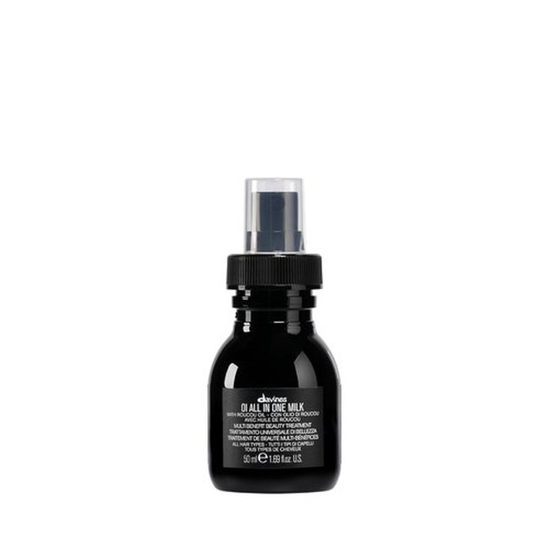 Davines OI All In One Milk - Leave-In Conditioner Spray | Powerful Detangler & Hydrating Treatment | Smooth Frizzy Hair