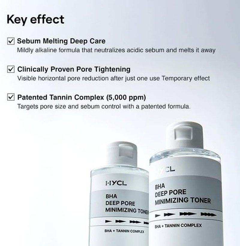 BHA Blackhead Power Toner - Daily Exfoliating Face Toner with Willow Bark Water | 6.76 fl oz for Oily, Acne-Prone Skin
