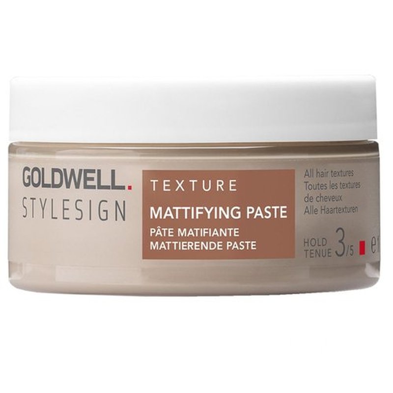 Goldwell StyleSign Mattifying Paste - Strong Hold Hair Styling Product for All Hair Types