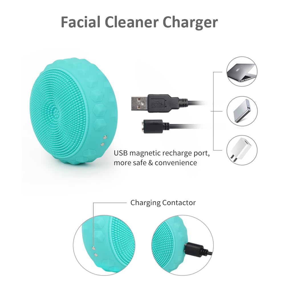 Vebaisa Magnetic USB DC Charger Cable Replacement Charging Cord for 2 Dots Rechargeable Devices - 5mm/0.2inch