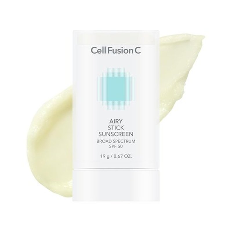 Cell Fusion C Airy Stick Sunscreen - Broad Spectrum SPF 50 | Semi-Matte Finish, No White Cast, 50ml
