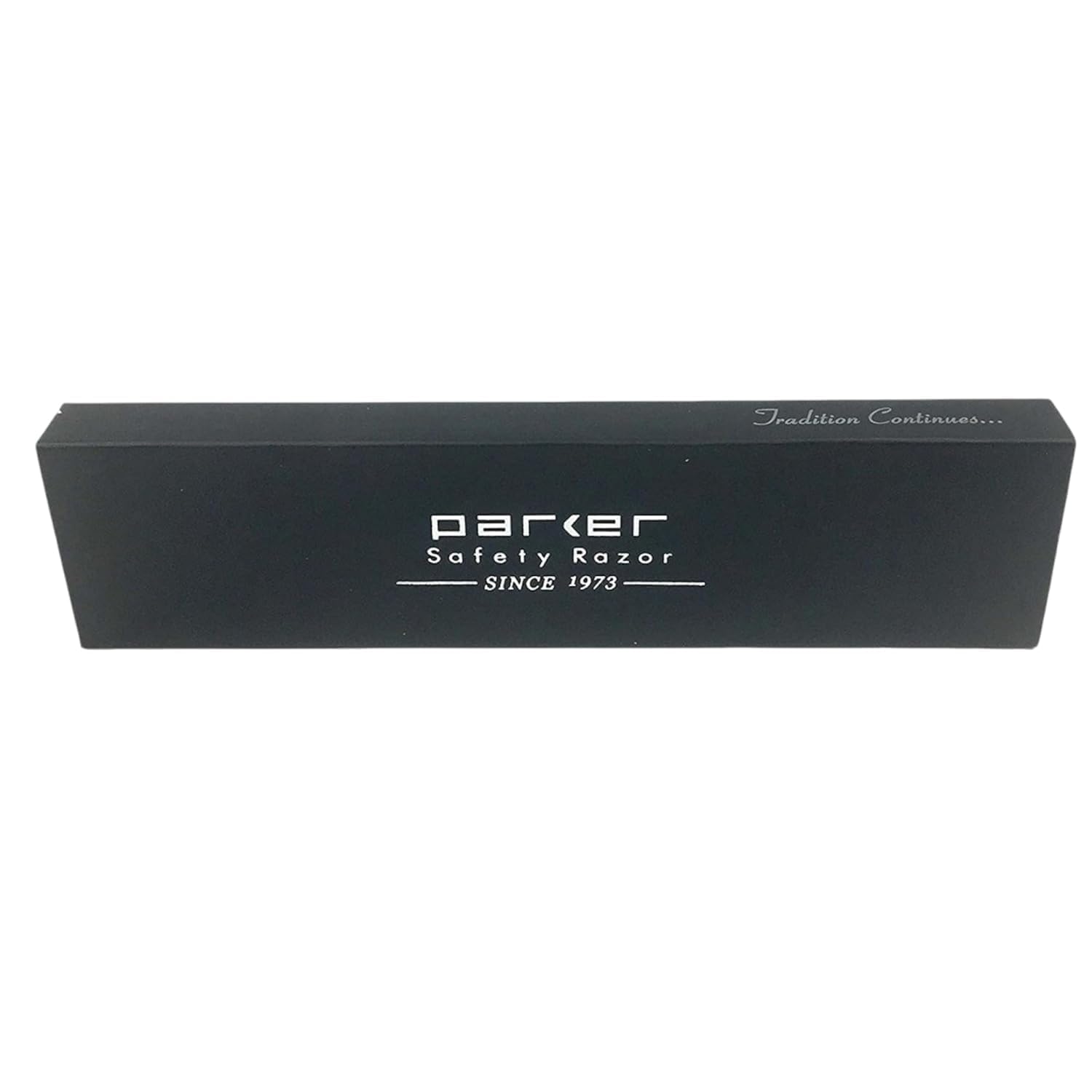 Parker SRB Straight Edge Barber Razor – Stainless Steel Blade Arm & Resin Handle – Uses Half Double Edge Razor Blades – Includes 5 Pre-Cut Blades – Professional Shaving Tool