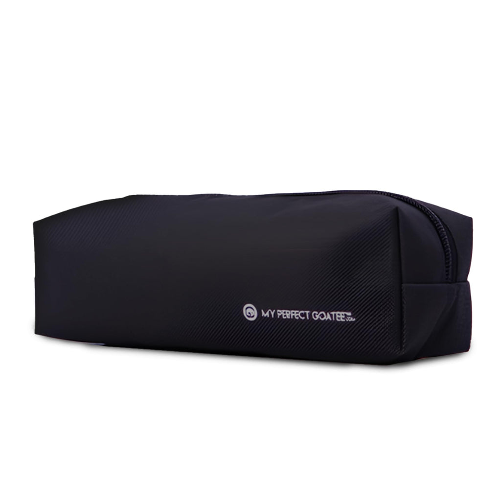My Perfect Goatee Beard Travel Bag - Zippered Case for Trimmers & Accessories Black, 9x5x1 inches,