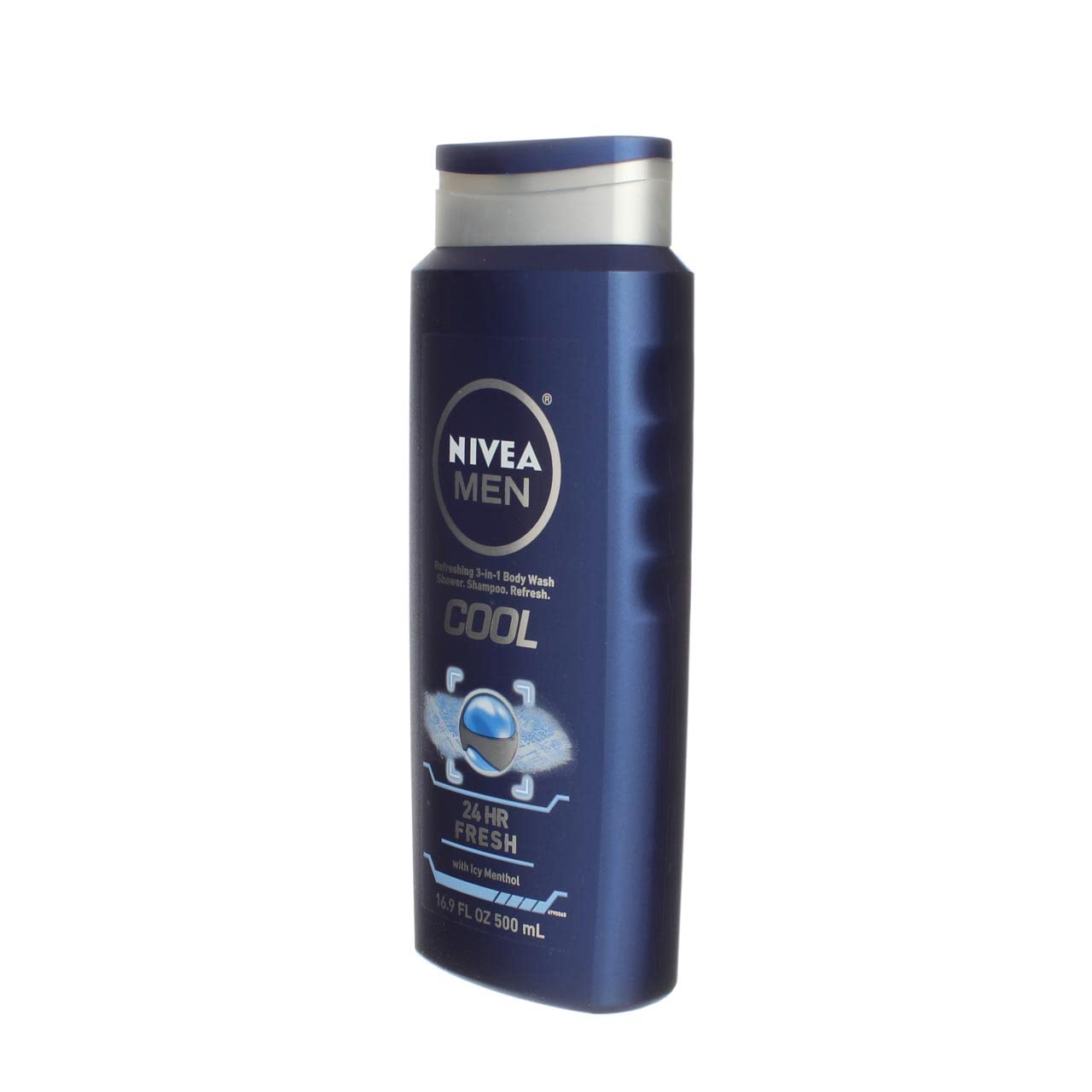 Nivea Mens Body Wash Cool - 16.9 Oz (Value Pack of 2)