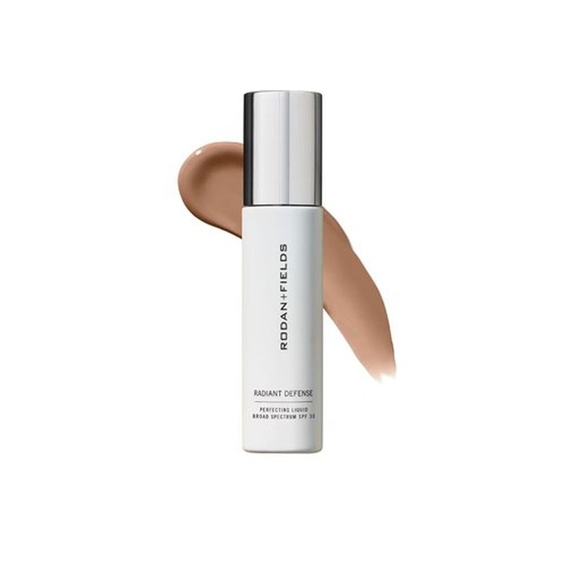 Rodan + Fields Radiant Defense Perfecting Liquid SPF 30 - 4-in-1 Face Sunscreen & Moisturizer in Sand, 50 mL