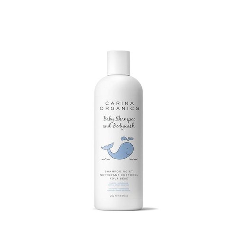 Carina Organics Baby Shampoo & Body Wash - Gentle Cleansing Formula for Soft Skin & Hair