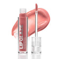 Palladio Lip Glaze Serum - Hydrating Lip Gloss with Peptides & Hyaluronic Acid for Plump Lips | Vegan, Non-Sticky Finish (Blush Brulee)