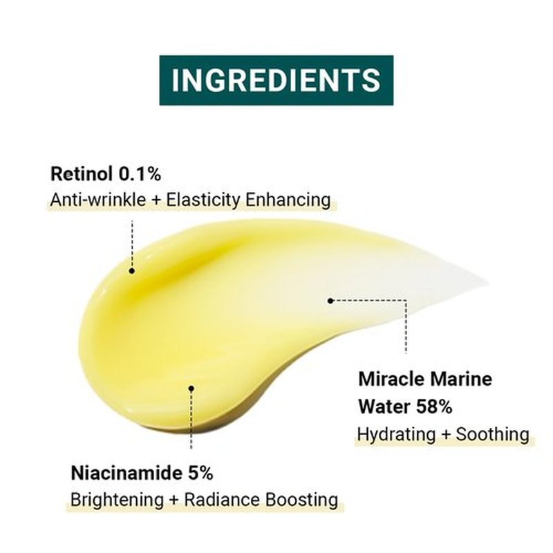 HEIMISH Marine Care Retinol 0.1% Eye Serum - Anti Aging Serum, Eye Serum for Firming, Anti Wrinkle, Skin Elasticity, Hydrating with Retinol, Hyaluronic Acid, Lighweight, Non-sticky, 1.0fl.oz/30ml