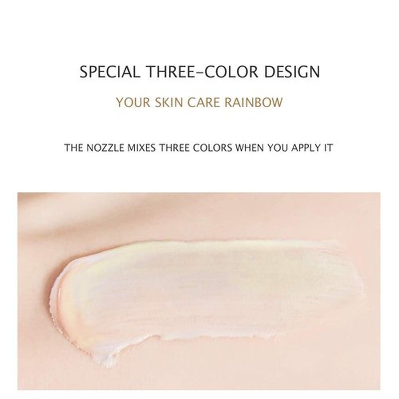 JOMTAM Contour Multi-Color Pink Green Purple Isolation Waterproof Natural Makeup Protection Hydration Oil Balance Moisturizing 40g