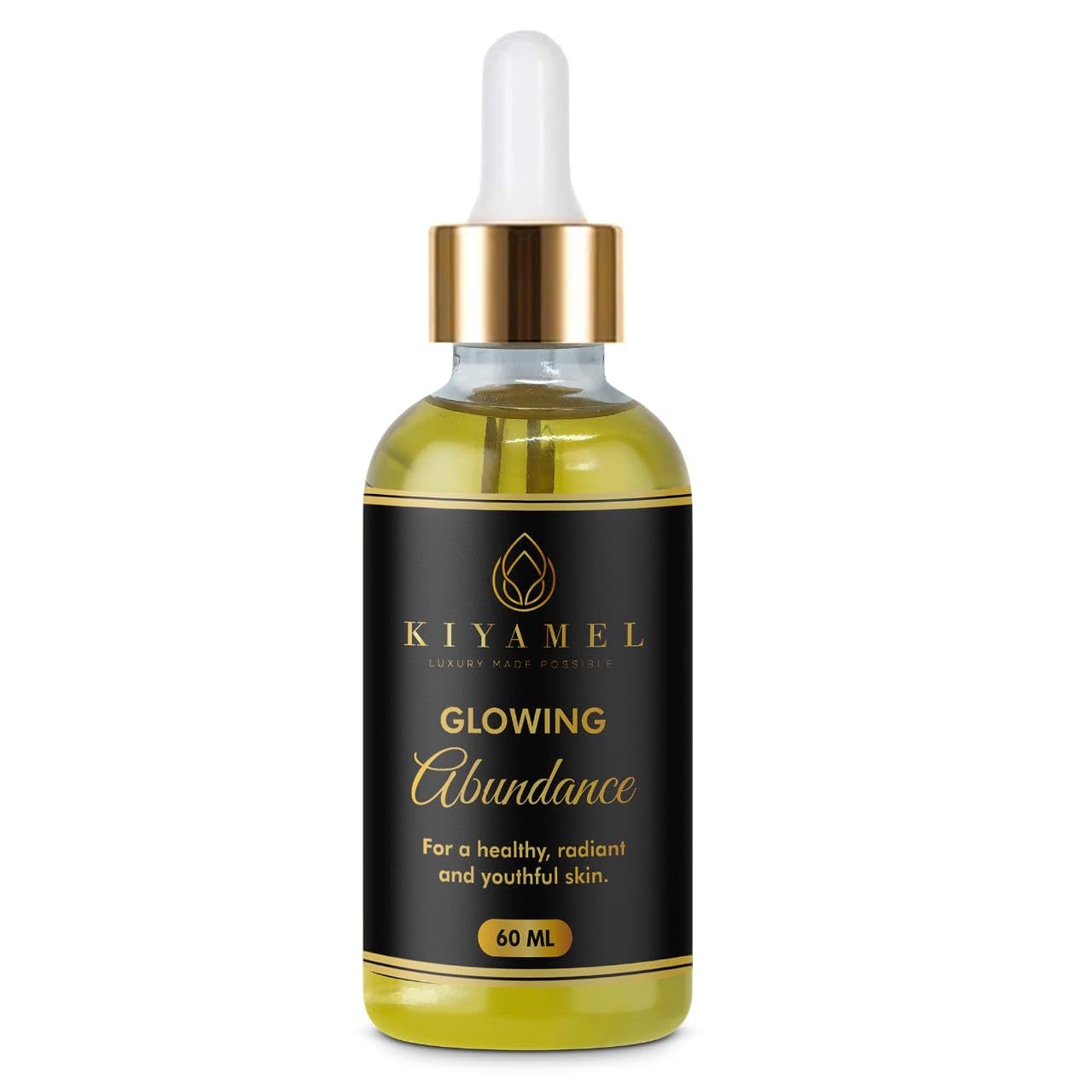 KIYAMEL Glowing Abundance Oil for Eczema Relief Face and Skin Moisturizer for Dull Skin Treatment for Dryness and Itchiness Hydrates and Protects Rich in Vitamin E