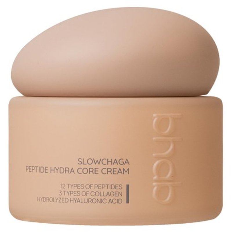 BHAB SLOWCHAGA Peptide Hydra Core Cream with Peptides Collagen Niacinamide Hyaluronic Acid Ceramide Panthenol - Barrier Repair Moisturizer for Dry Sensitive Skin, Korean Skin Care 2.7 fl oz (80 ml)