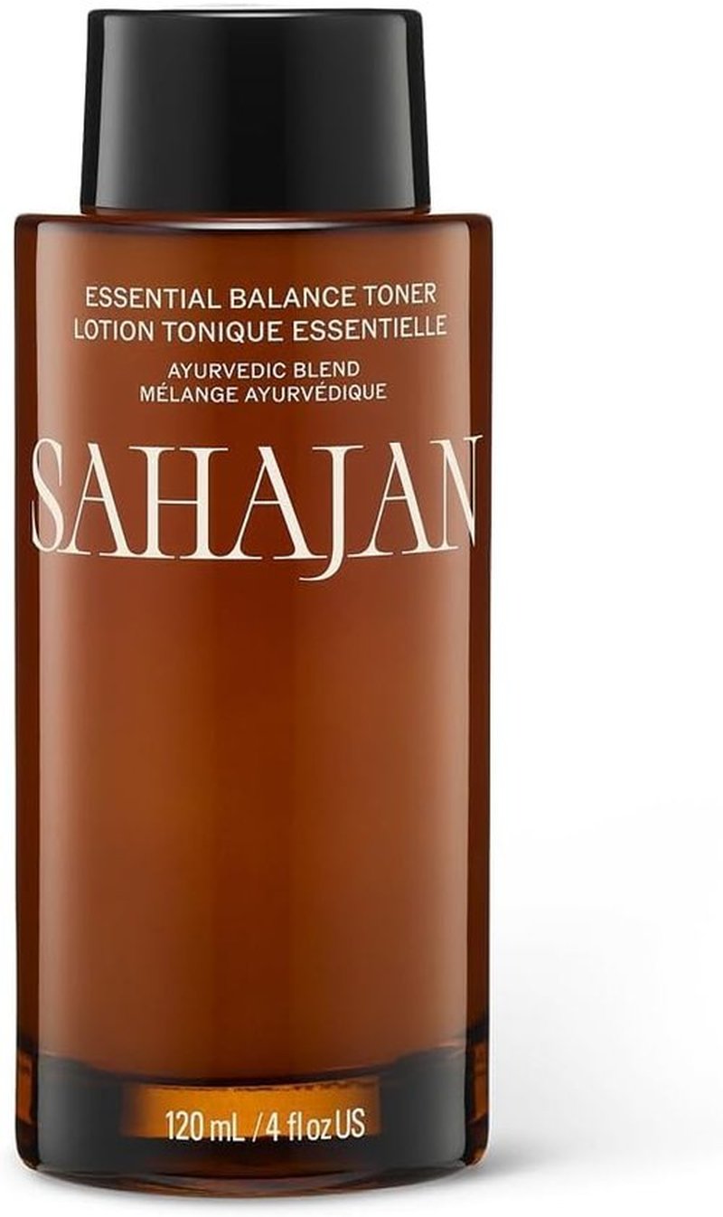 Sahajan Essential Balance Toner - Vitamin C & AHA Daily Glow Facial Toner | Exfoliates & Hydrates | 4 fl oz
