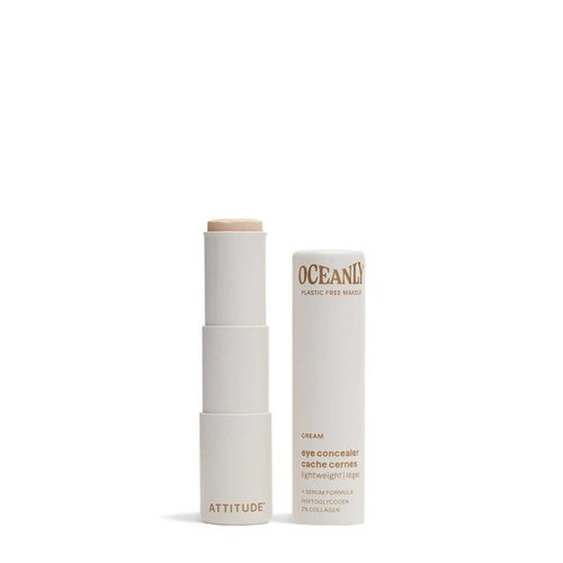 ATTITUDE Oceanly Under Eye Concealer Stick - Light Coverage, EWG Verified, Vegan & Cruelty-Free, 0.2 Ounces