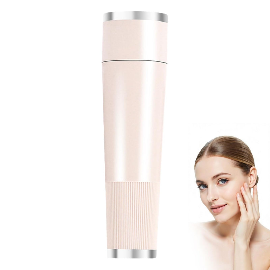 BloomlyPro Facial Hair Remover, Gentle Micro-Trimming with Led Light, Portable Design, Painless Electric Face Razor for Coarse Hair (Skin Tone)