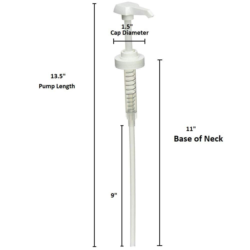 Replacement Pump for Hibiclens Skin Cleanser fit 16 or 32 Oz, Neck Size 38-400 Down-Lock Dispensing Pump - 1 Each