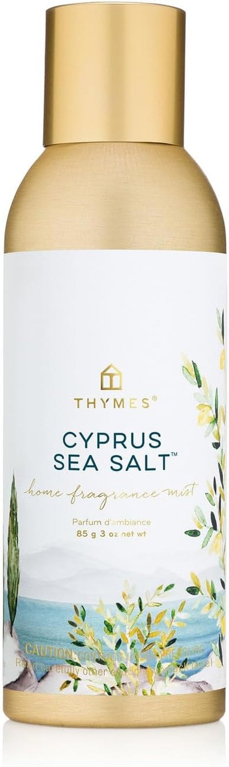 Thymes Cyprus Sea Salt Home Fragrance Mist - Refreshing Scent in 3.0 oz Size
