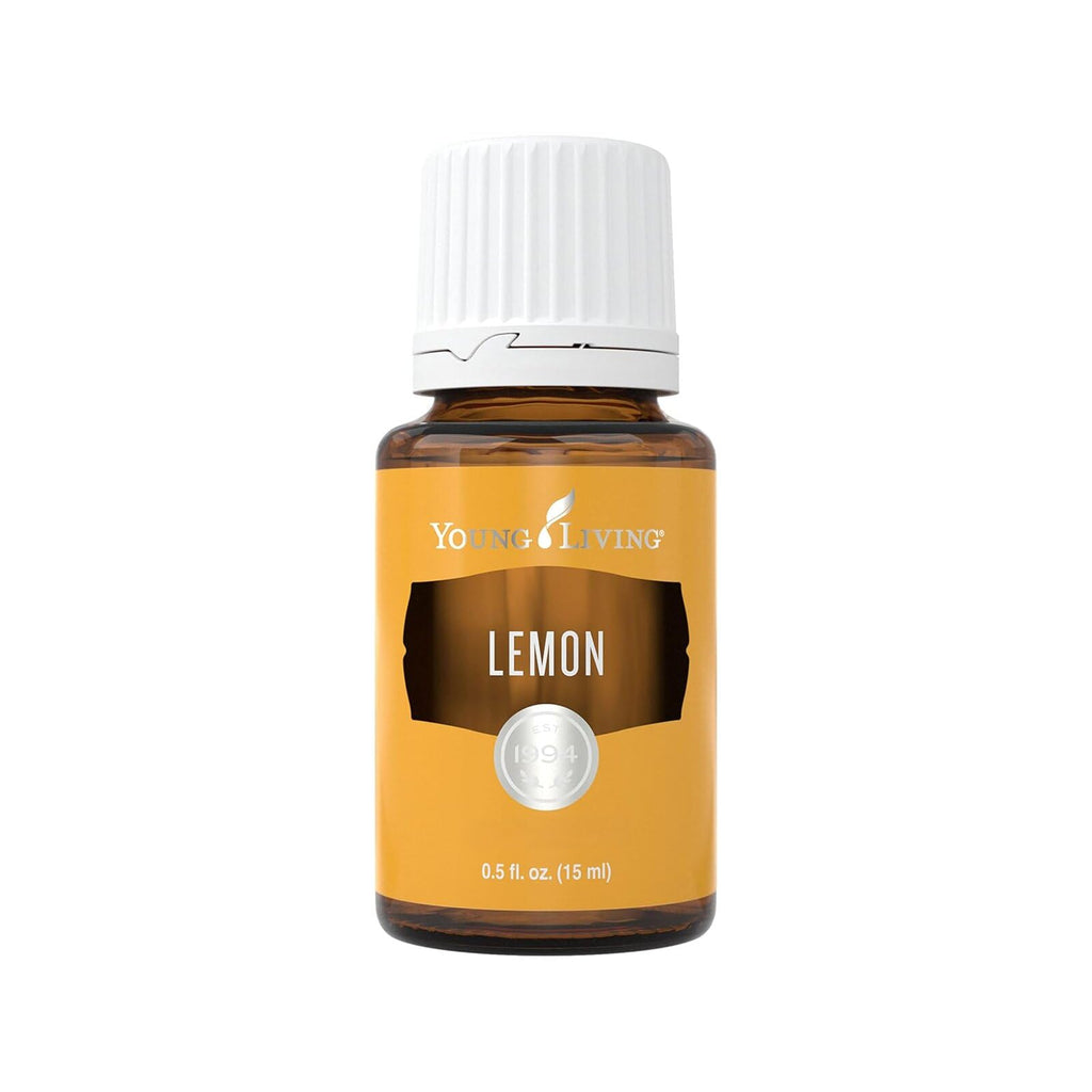 Young Living Lemon Essential Oil | 15 ml | Premium Citrus Oil for Skin Care, Aromatherapy Diffusion & Household Use | Fresh, Zesty Citrus Scent for Authentic Fragrance