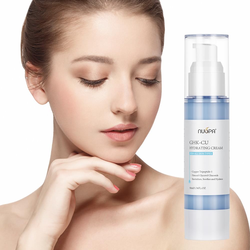 NUSPA NUSPA Daily Face Moisturizer Moisturizing Lotion Face Cream For All Skin Types,Facial Moisturizing Lotion,Day Night Cream Hydrating Anti aging Face Cream, Lightweight, Oil Free Moisturizer