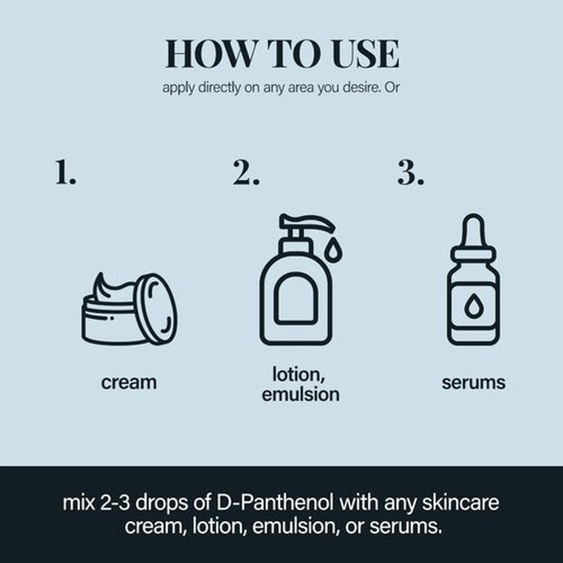 D-Panthenol (Provitamin B5) Serum 0.33 fl. oz. 10ml, dexpanthenol 75%