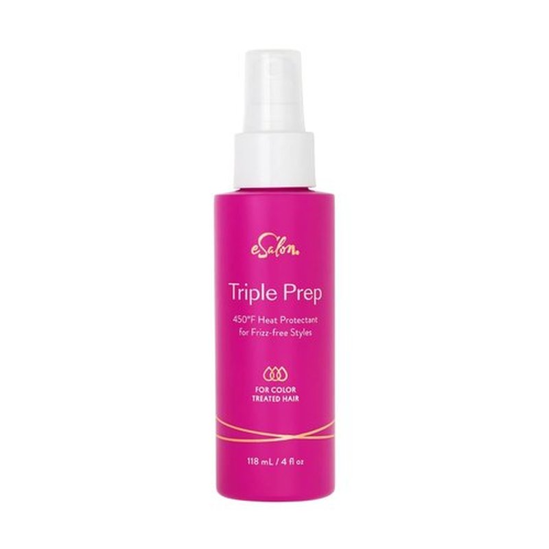 eSalon Heat-Activated Hair Protectant Spray - Triple Prep Formula | 4 Fl Oz for Ultimate Protection
