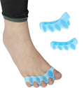 3 Pairs Kid Gel Toe Separator for Children (3-6 Years Old),Silicone Bunion Corrector for Kids Toe Straightener Foot Stretcher Big Toe spacers Toe spreaders(6 pcs), Blue