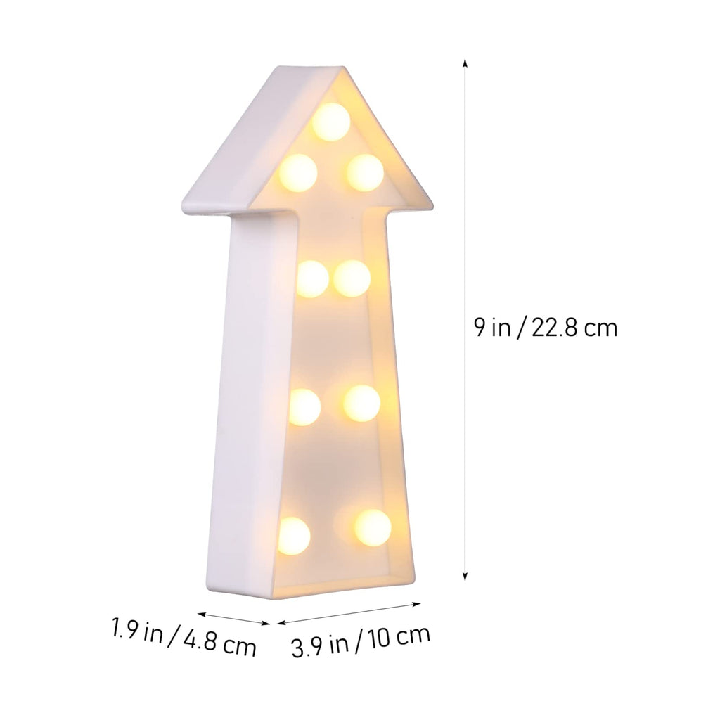 Uonlytech 3D Arrow Sign Light, Right Arrow Night Lighted Arrow Marquee Corridor Light Wall Decor for Bedroom Christmas Birthday Party