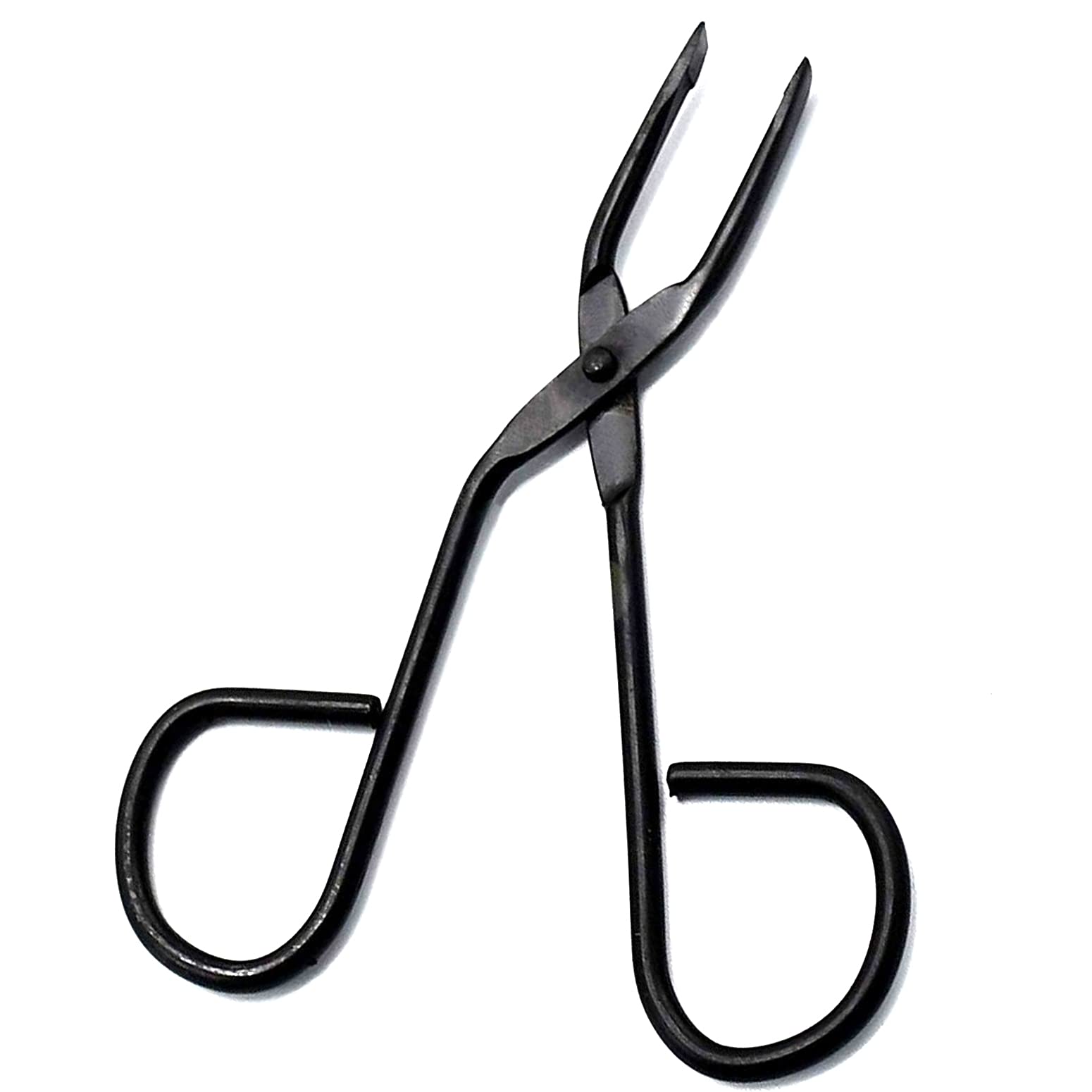 AAProTools Professional Salon Tweezers With Easy Scissor Handle, The Best Precision Eyebrow Tweezers Men/women; Portable Beauty Tools For Facial Hair, Ingrown Hair, Blackhead; Black