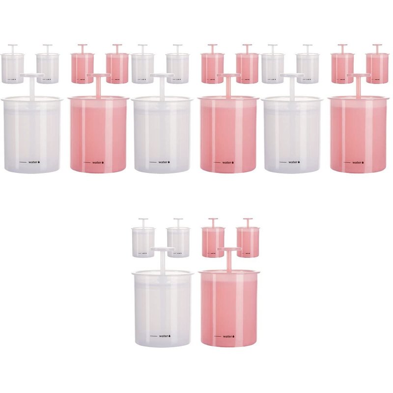 FRCOLOR Facial Foam Maker Manual Foaming Cup for Face Wash Portable Plastic Bubble Maker 3.93X10.23X2.55In Deep Pore Cleanser for Home and Travel Skin Care