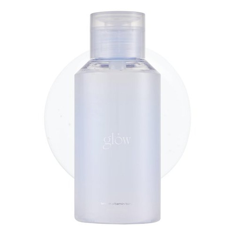 glow lemon vitamin toner | hydrating with hyaluronic acid | mild exfoliation | jeju lemon water for refreshing deep‑moisture | highly absorbent formula | cruelty‑free | 10 fl oz
