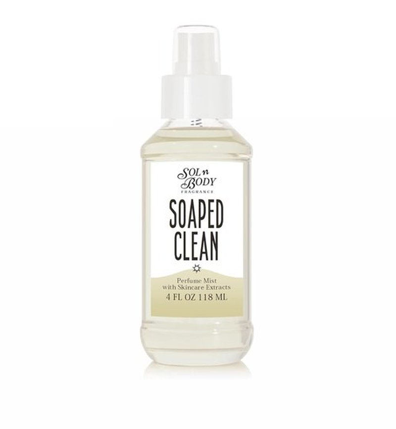 Solnbody SOAPED CLEAN Body & Hair Cologne Mist - Fresh Scent of Pure Soap, Cool Water & Clean Cotton