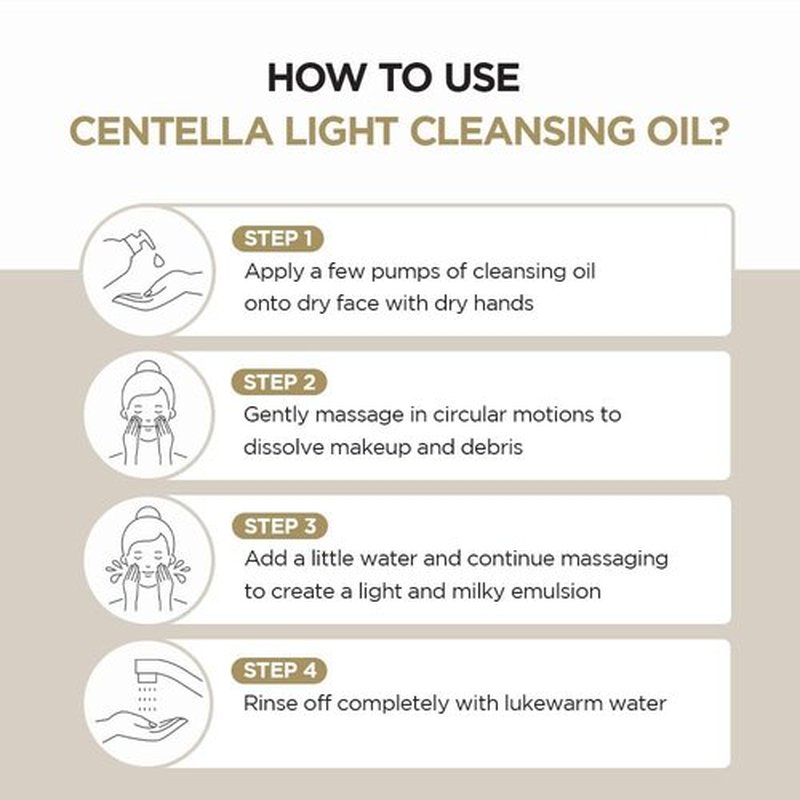 SKIN1004 Madagascar Centella Ampoule 3.38fl.oz (100ml) and Light Cleansing Oil 6.76fl.oz (200ml) Bundle