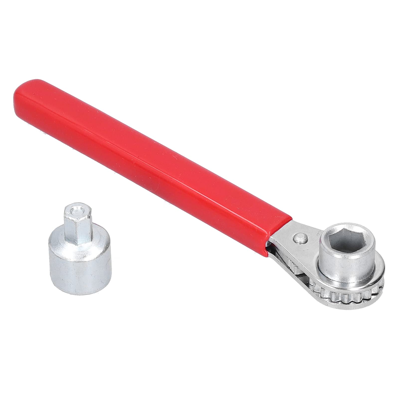 Akozon Ratchet Wrench, 5/16in 0.4in 10mm Battery Terminal Ratchet Wrench with 1/2in Socket for Top Side Post Battery for RV Sport Car Wrench