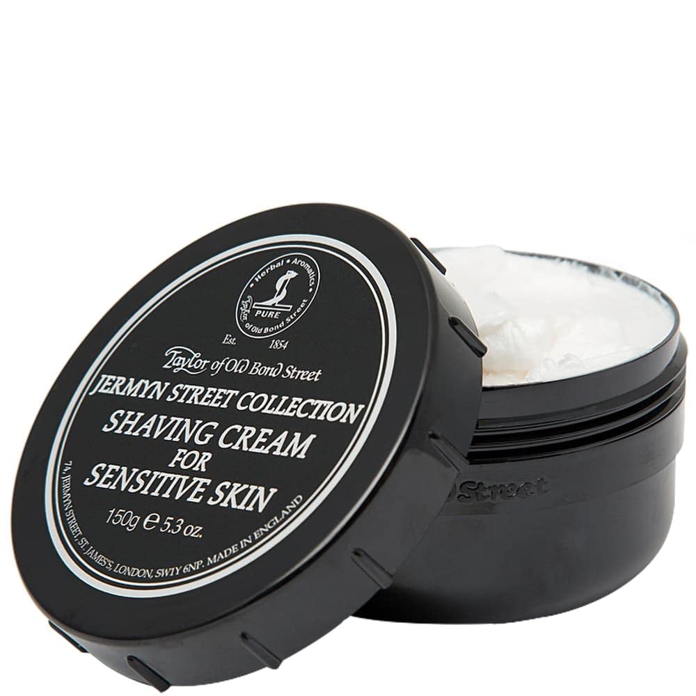 Taylor of Old Bond Street Luxury Shaving Cream Trio – Sandalwood, Jermyn Street, & Almond (3 x 150g Bowls)