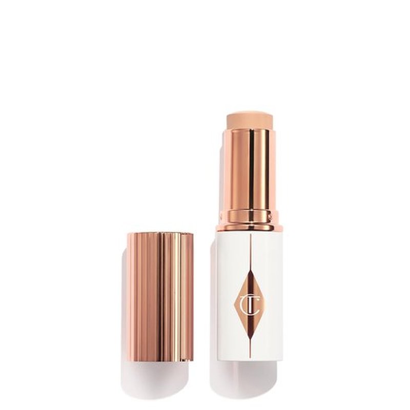 Charlotte Tilbury Unreal Skin Tint & Sheer Glow Hydrating Foundation Stick - Cream Foundation Makeup with Sheer-to-Light Coverage & a Buildable Formula - Blurring, Smoothing & Nourishing - 2 Fair