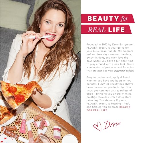 FLOWER BEAUTY By Drew Barrymore Forever Wear Long Wear Eyeliner - Creamy + Fade-Resistant - Pencil Tip + Smudge-Proof - Long-Lasting - Forever Brownstone