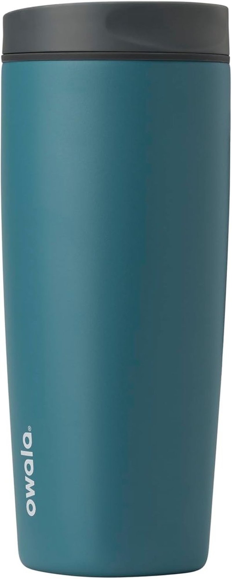 Owala SmoothSip Insulated Stainless Steel Coffee Tumbler - 20 oz Reusable Travel Mug in Grey/Blue