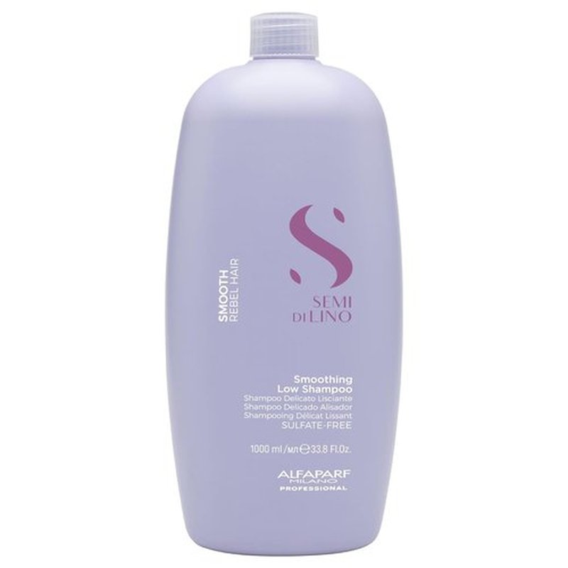 ALFAPARF MILANO Semi Di Lino Smoothing Shampoo - Sulfate Free Anti-Frizz Formula for Revitalizing Dry Hair