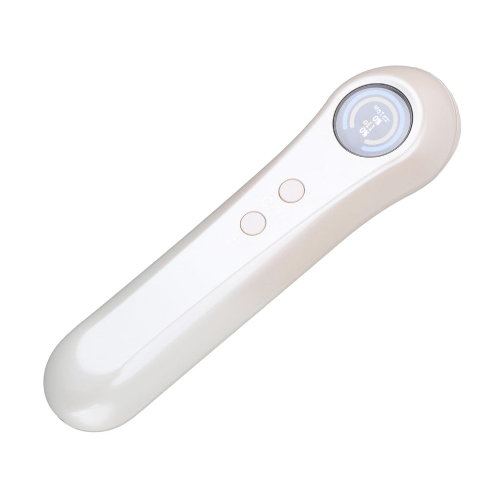 Hydration Tester, Digital Skin Analyzer Automatic Skin Water Oil Tester with LCD Display High Accuracy Integrated Water Oil Sensor Monitor for Home, Beauty Salon, Laboratory