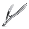 Half Jaw Salon Grade Cuticle Cutters – BALUCA Ergonomic Arch Handle Cuticle Clippers, Precision Stainless Steel Nail Cuticle Trimmer with Comfortable Grip, Perfect for Manicure & Pedicure
